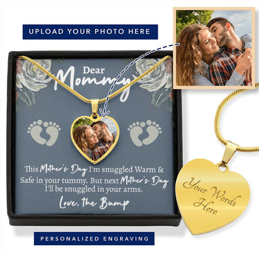 Dear Mommy Heart Necklace - Love You This Much